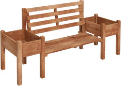 AGA Bancă de grădină Aga cu jardiniere 184x59x95 cm (DSA7516/84G-213V00DR)