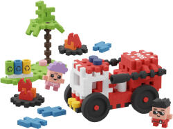 Marioinex MINI WAFFLE Mașină de pompieri 80 bucăți (903193)