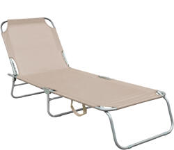 AGA Șezlong de grădină reglabil Bej (MR4255-Beige)