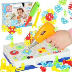  Aga Mozaic puzzle pentru copii cu șurubelniță 151 bucăți (KX7838) Set bricolaj copii