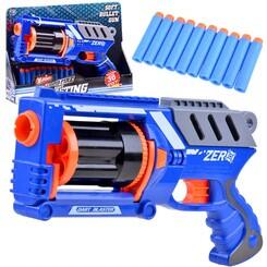 Jokomisiada Pistolă cu gloanțe din spumă 10 buc ZA3286 (5905258509679)