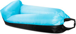 AGA Sac gonflabil LAZY BAG 230x70 cm Negru/Albastru (DS442-BLU)