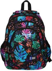 ST.RIGHT Rucsac școlar cu patru compartimente Exotic Garden (BP-06-EGZOTYCZNY-OGRÓD)