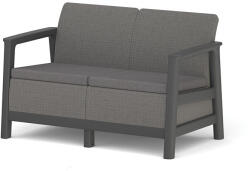 Keter Scandi linea 2 seater grădină canapea grafit-cool gri (270926)