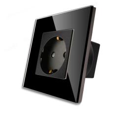 Luxion Priza Simpla LUXION cu Rama din Sticla SmartElectro IntelligentHouse (LX-1MP010G-B)