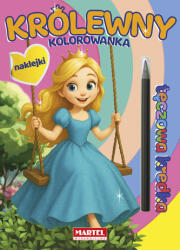 Martel Tęczowa kredka. Królewny z naklejkami