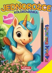 Salamon Katarzyna Tęczowa kredka. Jednorożce z naklejkami