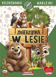 Salamon Katarzyna Zwierzątka w lesie z naklejkami