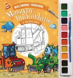 Olesiejuk Maszyny budowlane. Malowanie farbkami