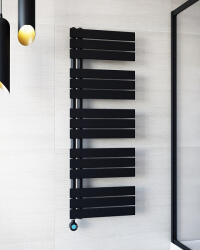 WASSERBURG CRISTA BLACK Törölközőszárító radiátor 140x50 (20-25946B)