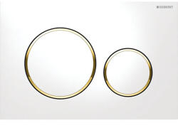 Geberit Sigma20 működtetőlap, 2 mennyiséges öblítéshez, aranyozott 115.882. KK. 1 (115-882-KK-1)