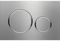 Geberit Sigma20 működtetőlap, 2 mennyiséges öblítéshez, szálcsiszolt króm/acél 115.882. SN. 1 (115-882-SN-1)