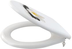 AlcaPlast/Alcadrain Alcadrain /Alcaplast Wc ülőke univerzális SOFTCLOSE, Duroplast A604 FLOWER (A604_FLOWER)