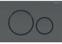 Geberit Sigma20 működtetőlap, 2 mennyiséges öblítéshez, matt fekete 115.882. 16.1 (115-882-16-1)