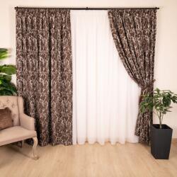 Set 2 draperii Hiko Chenille maro, dark, cu rejansa (Copy 1) (100006823)