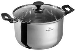 BLAUMANN Gourmet Line rozsdamentes acél magas lábas fedővel, bakelit fogóval, 24 cm (BL-3856) - fabuland