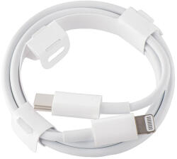 Apple USB-C-Lightning kábel, 1m, 96W, 4.7A, fehér, csomagolás nélkül (Bulk)