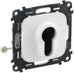 Legrand Valena Allure Kulcsos kapcsoló, 2 állású, burkolatolattal, Fehér 755235