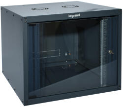 Legrand fali rack szekrény 19'' 21U MAG: 1022 SZÉL: 600 MÉLY: 600 antracit egyrészes üvegajtós készre szerelt MAX: 63 kg Linkeo