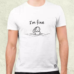 Magnolion I'm fine férfi póló (28180)