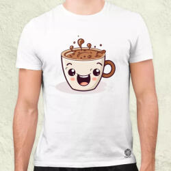 Magnolion Cuki kávé v3 férfi póló (4036)