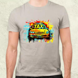 Magnolion Taxi graffiti v2 férfi póló (7591)