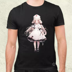 Magnolion Chibi nővér v2 férfi póló (6798)