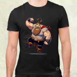 Magnolion Képregény viking v2 férfi póló (2826)