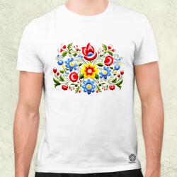 Magnolion Magyar népi motívum v10 férfi póló (8418)