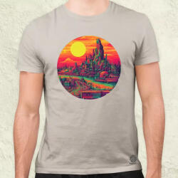 Magnolion Pixelart bakelit v2 férfi póló (20246)