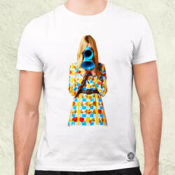 Magnolion Szürreál pop art fantázia v3 férfi póló (7077)