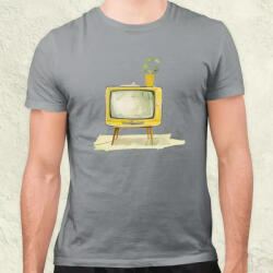 Magnolion Retrtó TV v1 férfi póló (24755)