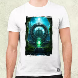 Magnolion Csillagkapu fanart v3 férfi póló (7182)