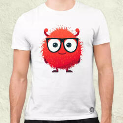 Magnolion Cuki vörös szörny v1 férfi póló (20836)