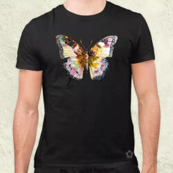 Magnolion Színes lepke v1 férfi póló (6258)