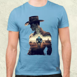 Magnolion Seriff vs robot férfi póló (1670)