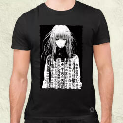 Magnolion Cyberpunk manga lány v8 férfi póló (5755)