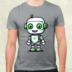 Magnolion Cuki robot v1 férfi póló (6130)