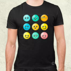 Magnolion Gomb kollázs v2 férfi póló (9068)