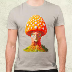 Magnolion Szürreál gomba v1 férfi póló (7576)