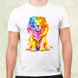 Magnolion Origami oroszlán v2 férfi póló (24716)