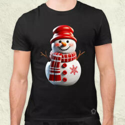 Magnolion XMAS hóember v1 férfi póló (9425)