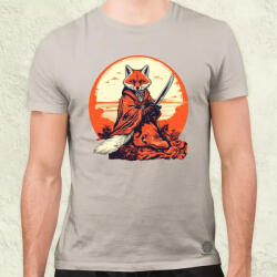 Magnolion Szamuráj róka v4 férfi póló (9768)