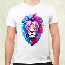 Magnolion Oroszlán matrica v7 férfi póló (6233)