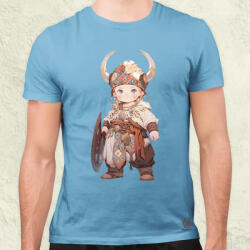 Magnolion Chibi viking srác v1 férfi póló (6809)