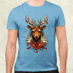 Magnolion XMAS rénszarvas v1 férfi póló (9499)