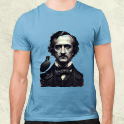Magnolion Edgar Allan Poe portré v1 férfi póló (1836)