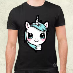 Magnolion Cuki unikornis v2 férfi póló (3874)