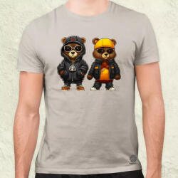 Magnolion Hip Hop medvék v5 férfi póló (8056)