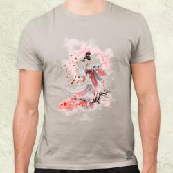 Magnolion Sakura fröccsenés v4 férfi póló (3048)
